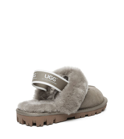 Australian Shepherd UGG Waffle Plus Slingback Slippers - AS2042-Slingback Slippers-PEROZ Accessories