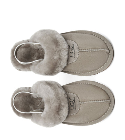 Australian Shepherd UGG Waffle Plus Slingback Slippers - AS2042-Slingback Slippers-PEROZ Accessories