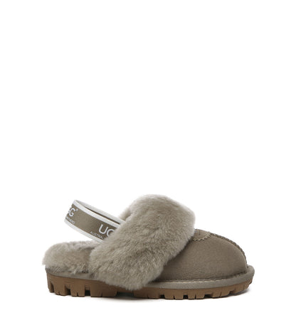 Australian Shepherd UGG Kids Waffle Plus Slingback Slippers - AS2043K-Slingback Slippers-PEROZ Accessories