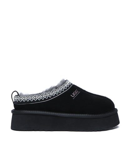 Australian Shepherd Ventus Platform Unisex Slippers - AS2053-Slippers-PEROZ Accessories