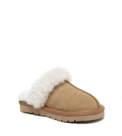 Australian Shepherd Kids Muffin Slippers - AS2055K-Slippers-PEROZ Accessories