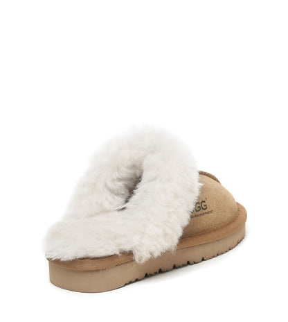 Australian Shepherd Kids Muffin Slippers - AS2055K-Slippers-PEROZ Accessories