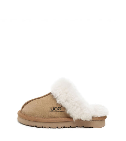 Australian Shepherd Kids Muffin Slippers - AS2055K-Slippers-PEROZ Accessories