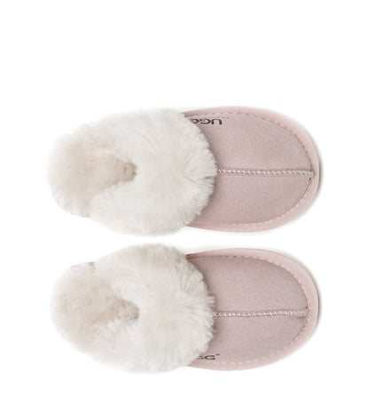 Australian Shepherd Kids Muffin Slippers - AS2055K-Slippers-PEROZ Accessories