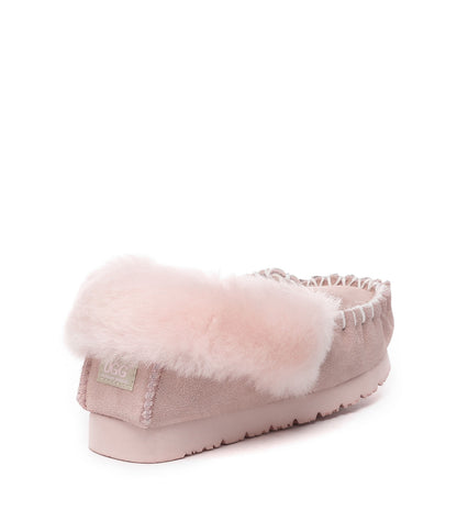 Australian Shepherd Kids Popo Moccasins - AS2058K-Moccasins-PEROZ Accessories