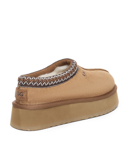 Australian Shepherd Hippie Platform | House Shoes AS2062-Slippers-PEROZ Accessories