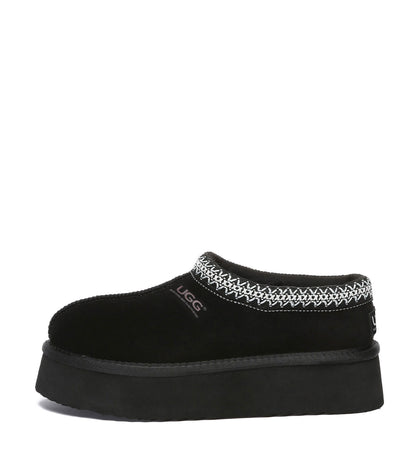 Australian Shepherd Hippie Platform | House Shoes AS2062-Slippers-PEROZ Accessories