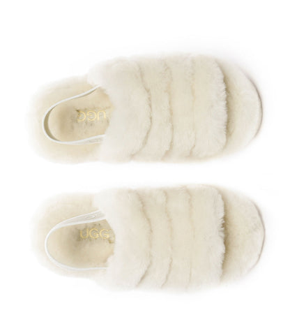 Australian Shepherd UGG Kids Puffy Slippers - AS2067K-Slippers-PEROZ Accessories
