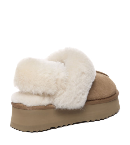 Australian Shepherd UGG Fulla platform Slippers - AS2078-Slippers-PEROZ Accessories
