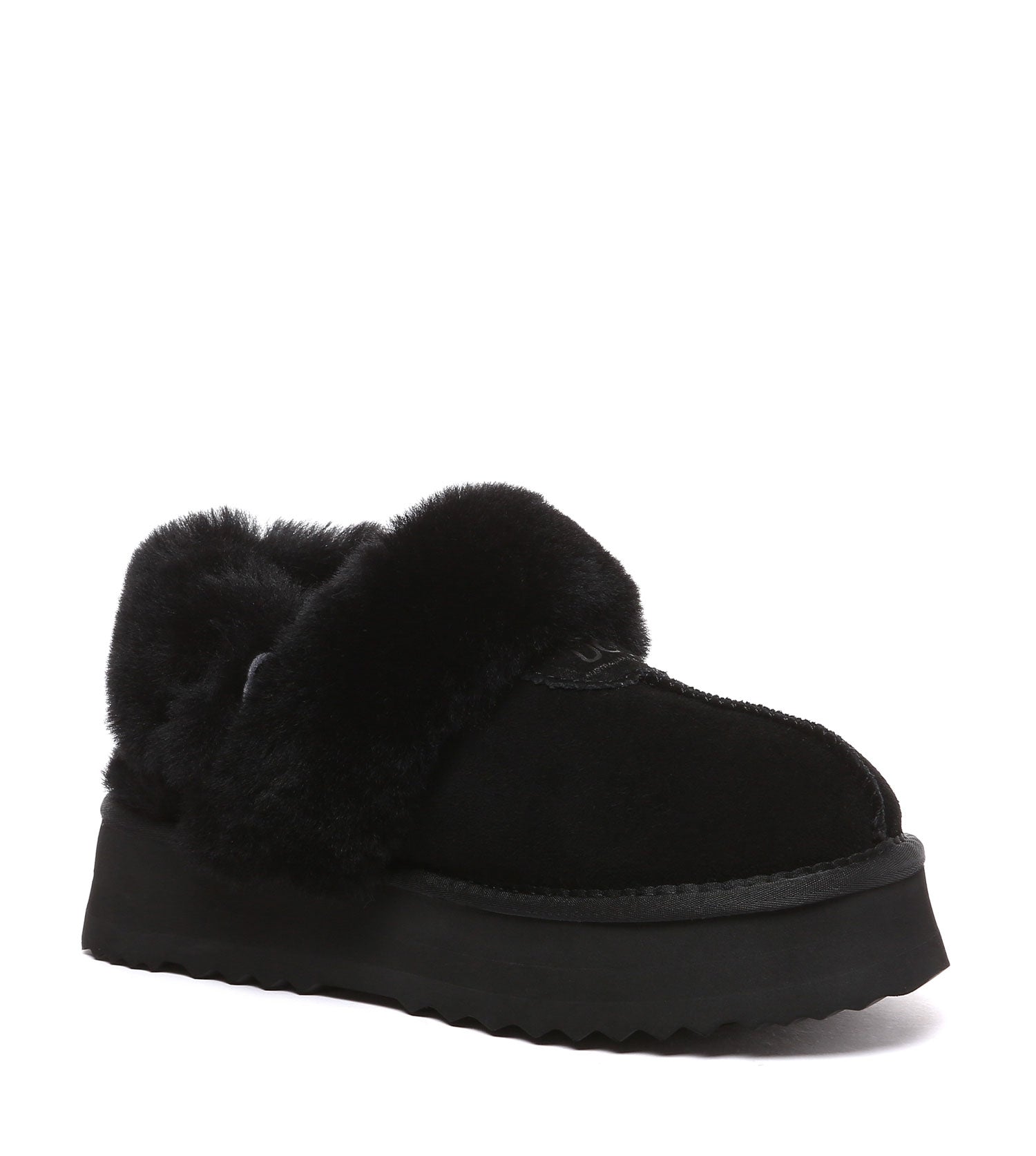 Australian Shepherd UGG Fulla platform Slippers - AS2078-Slippers-PEROZ Accessories