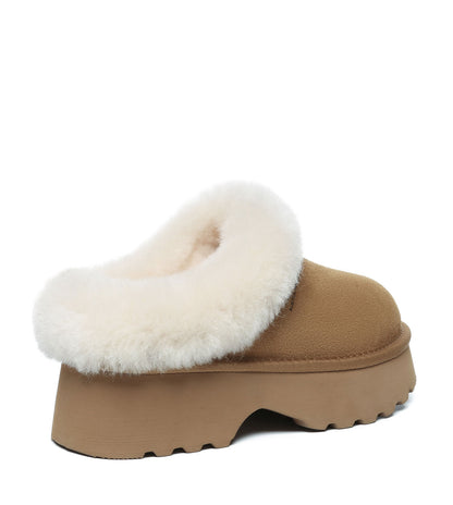 Australian Shepherd UGG Murray Platform Slippers - AS2088-Slippers-PEROZ Accessories