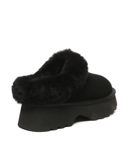 Australian Shepherd UGG Murray Platform Slippers - AS2088-Slippers-PEROZ Accessories