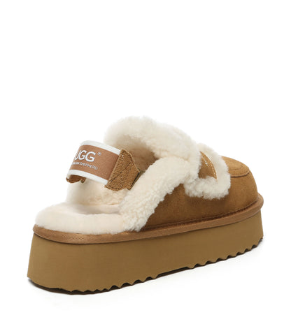 Australian Shepherd UGG Rilee Platform Slippers - AS2090-Slippers-PEROZ Accessories