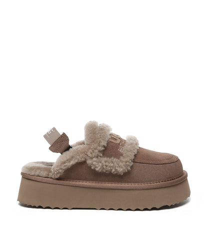 Australian Shepherd UGG Rilee Platform Slippers - AS2090-Slippers-PEROZ Accessories