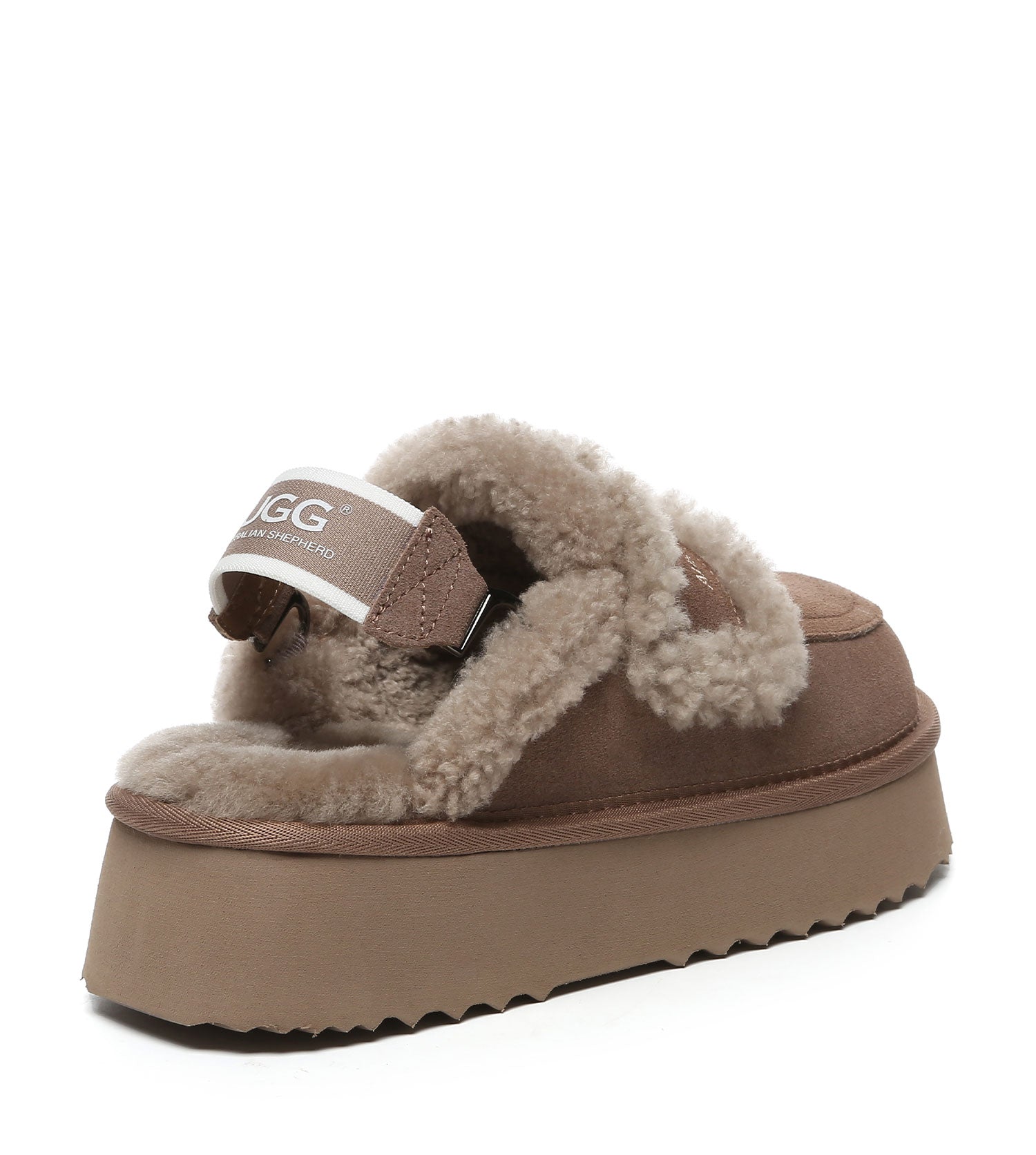 Australian Shepherd UGG Rilee Platform Slippers - AS2090-Slippers-PEROZ Accessories