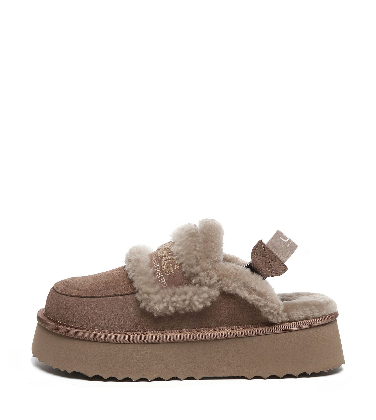 Australian Shepherd UGG Rilee Platform Slippers - AS2090-Slippers-PEROZ Accessories