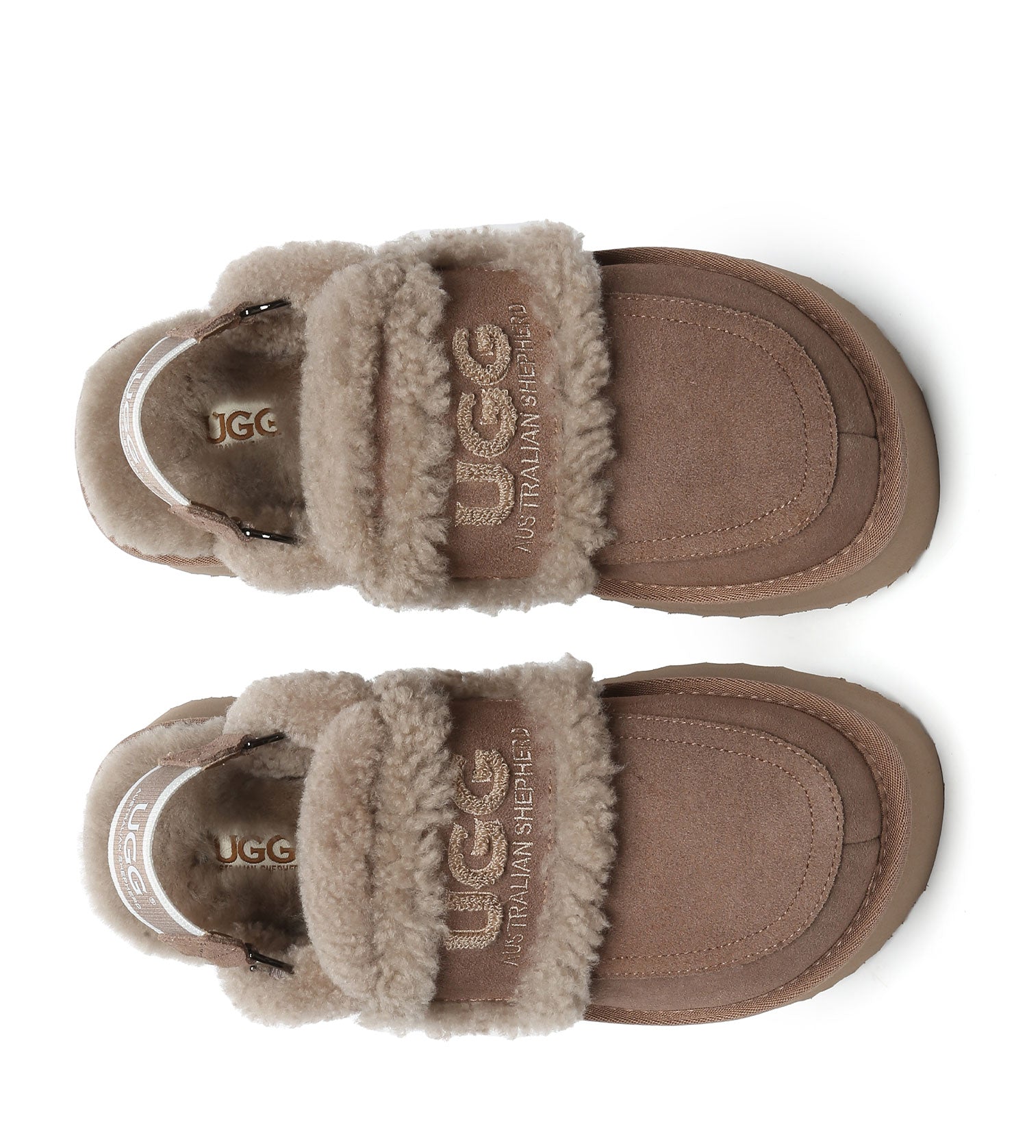 Australian Shepherd UGG Rilee Platform Slippers - AS2090-Slippers-PEROZ Accessories