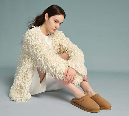 AUSTRALIAN SHEPHERD® UGG Slippers Sheepskin Wool Minimalist Classic Nano-PEROZ Accessories