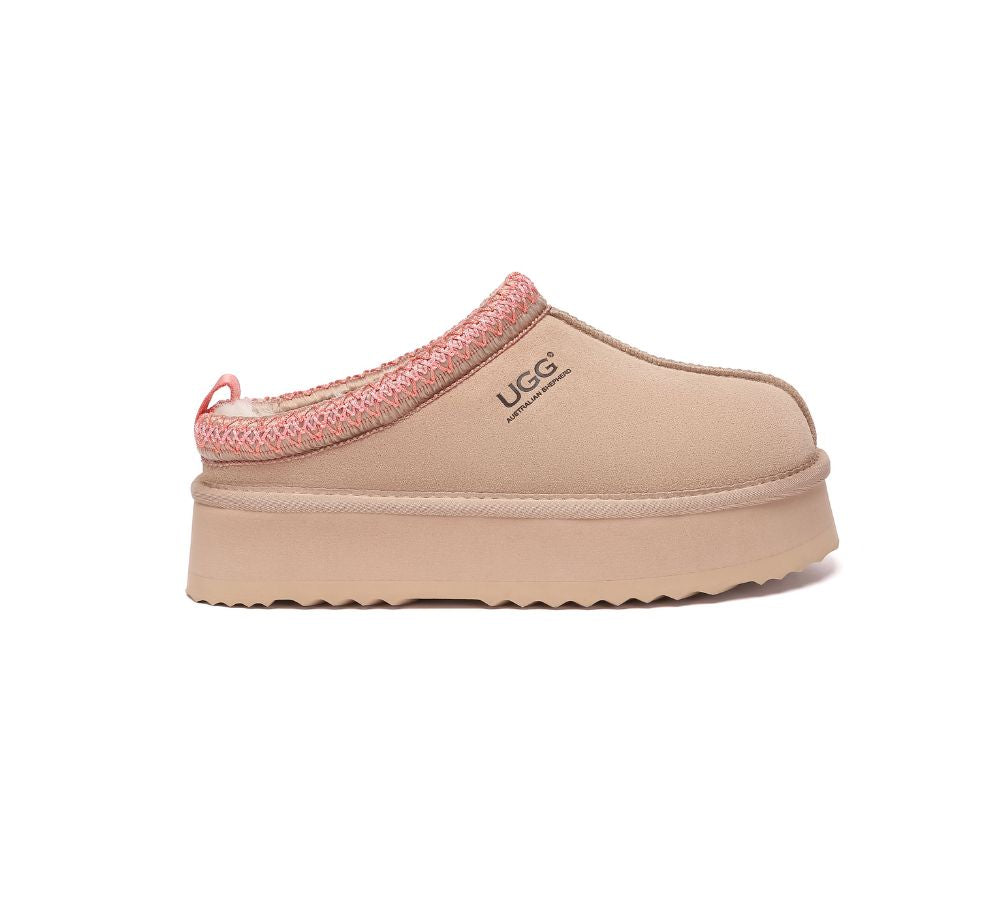AUSTRALIAN SHEPHERD UGG Slippers Muti-Colour Ankle Platform Tazzy Tay-UGG Slippers-PEROZ Accessories