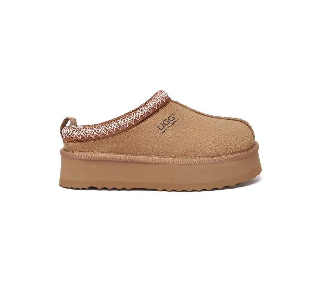 AUSTRALIAN SHEPHERD UGG Slippers Muti-Colour Ankle Platform Tazzy Tay-UGG Slippers-PEROZ Accessories