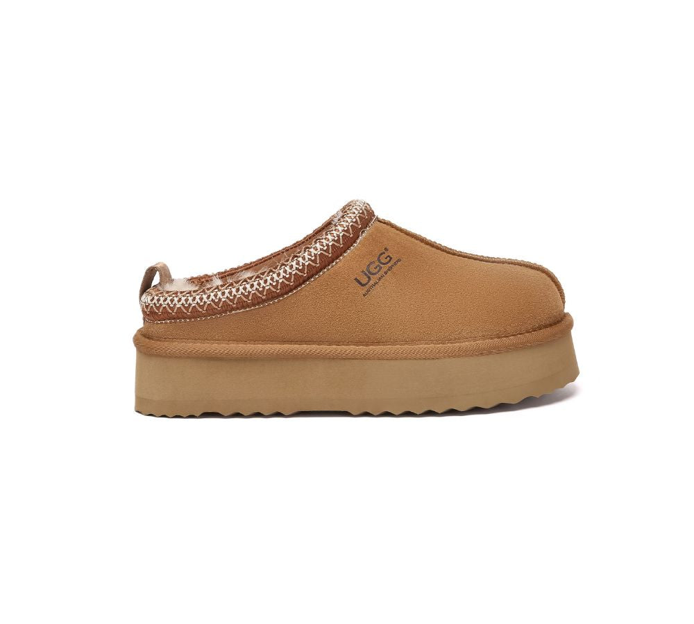 AUSTRALIAN SHEPHERD UGG Slippers Muti-Colour Ankle Platform Tazzy Tay-UGG Slippers-PEROZ Accessories