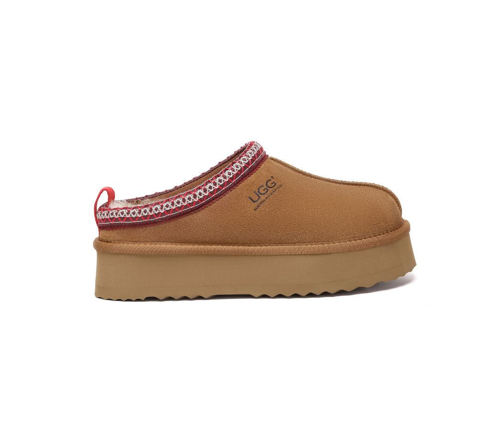 AUSTRALIAN SHEPHERD UGG Slippers Muti-Colour Ankle Platform Tazzy Tay-UGG Slippers-PEROZ Accessories