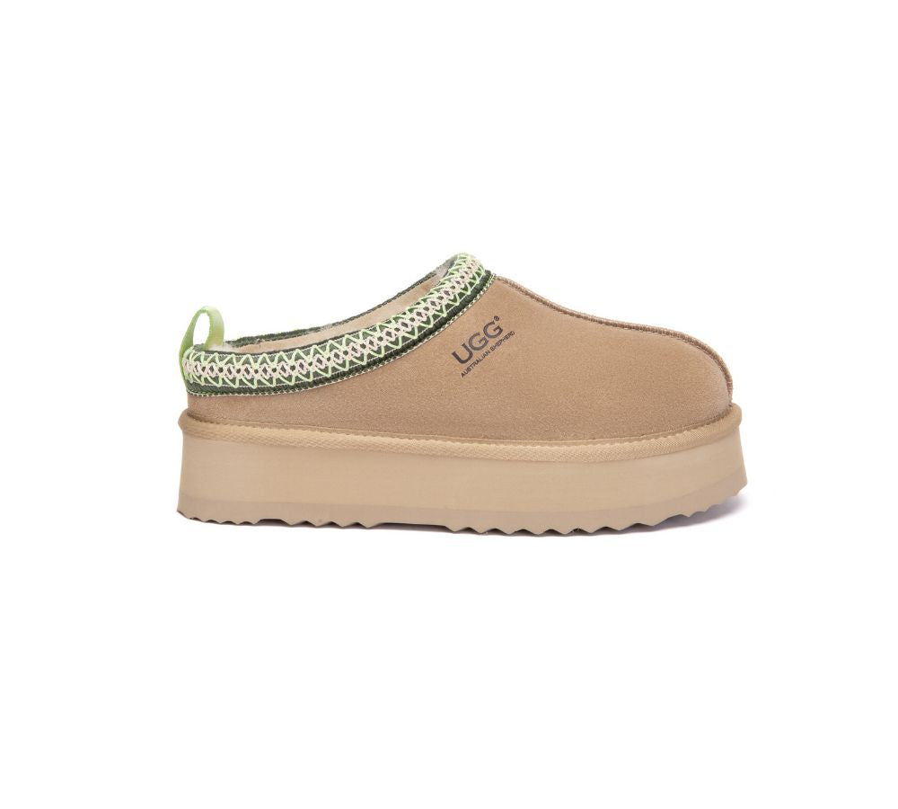 AUSTRALIAN SHEPHERD UGG Slippers Muti-Colour Ankle Platform Tazzy Tay-UGG Slippers-PEROZ Accessories