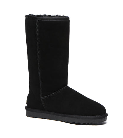 Australian Shepherd Tall Classic Suede UGG Boots - AS3013-Boots-PEROZ Accessories