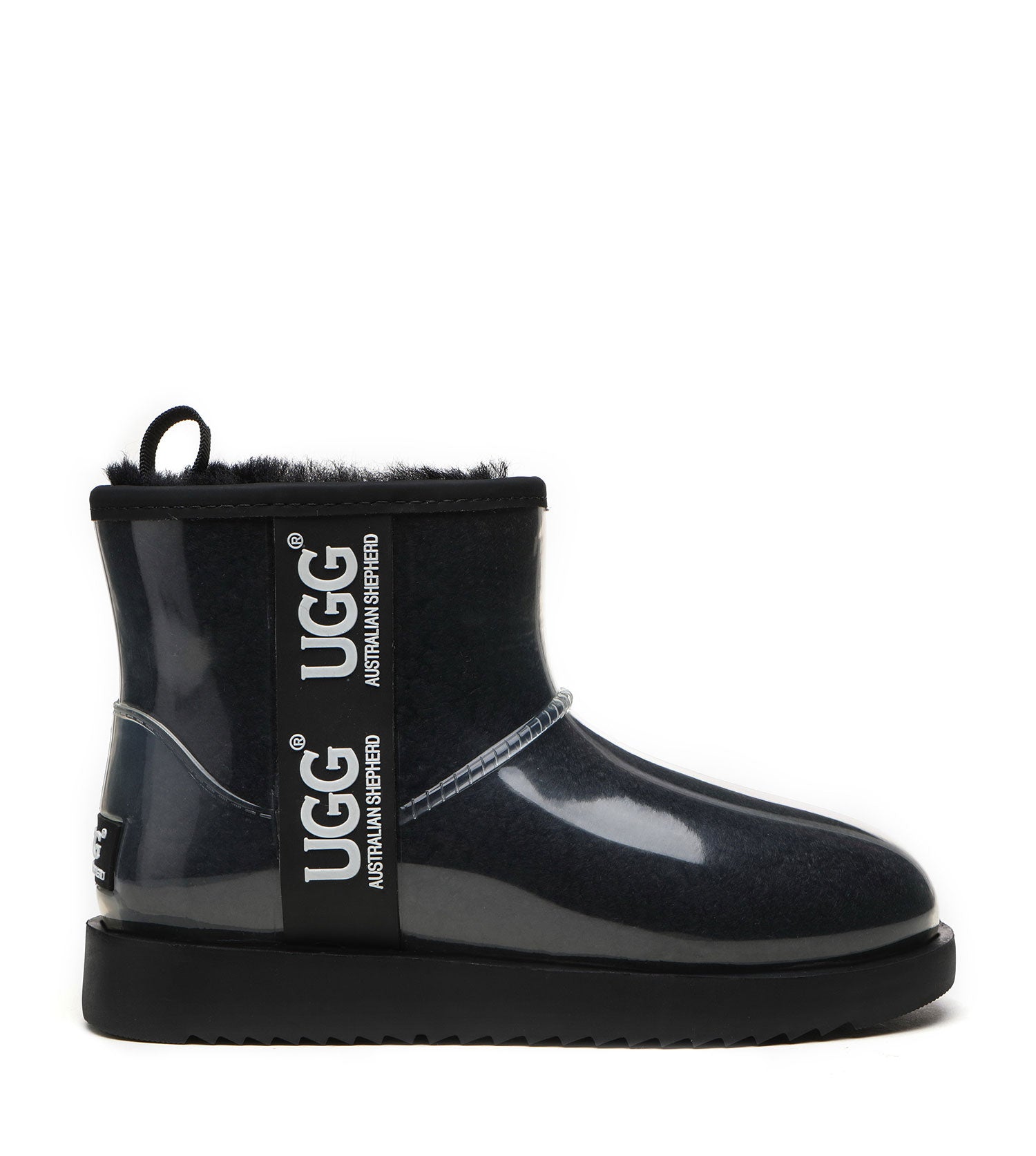 Australian Shepherd UGG Boots Clear Waterproof and Shearling Women Coated Classic-Boots-PEROZ Accessories