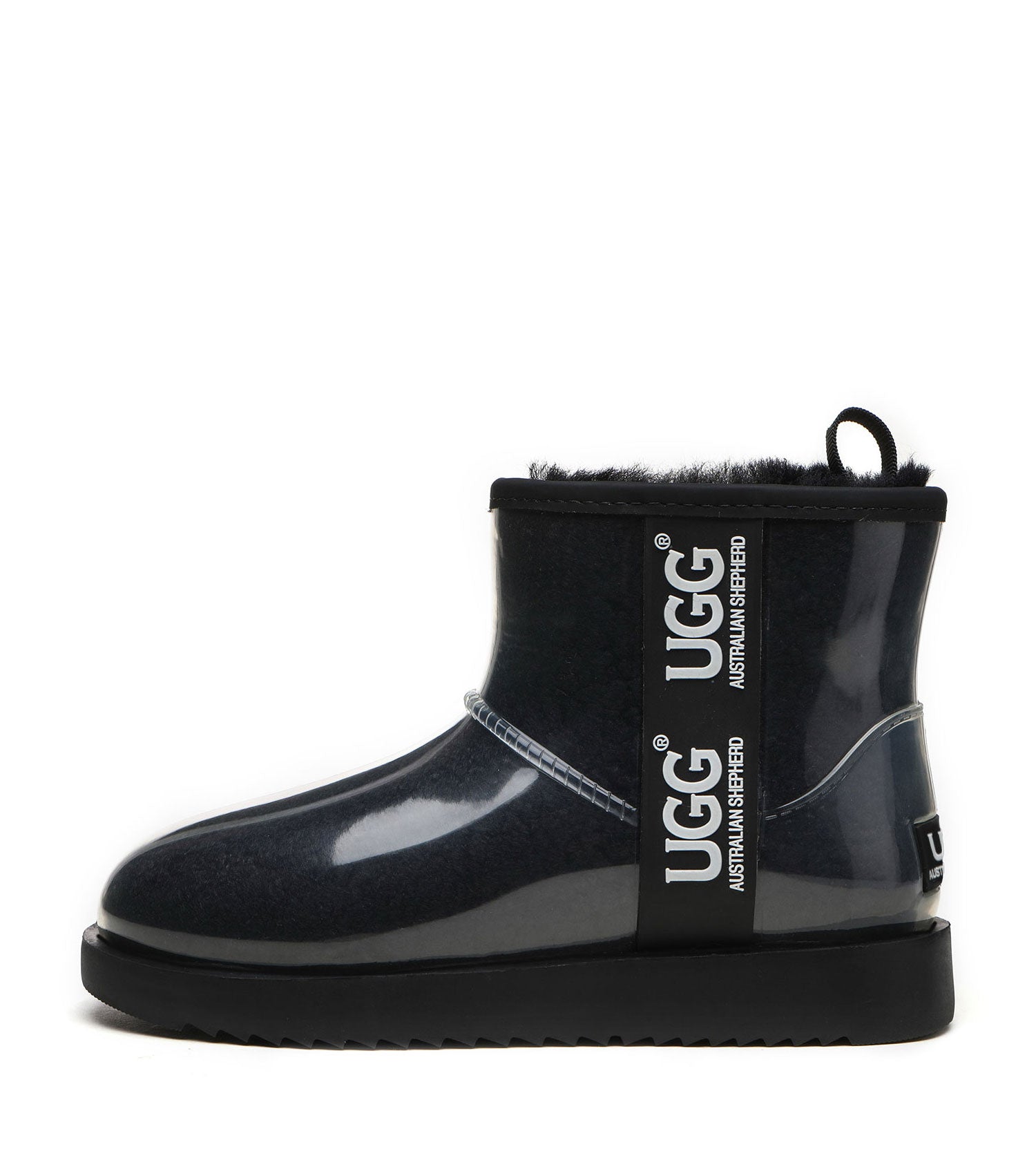 Australian Shepherd UGG Boots Clear Waterproof and Shearling Women Coated Classic-Boots-PEROZ Accessories