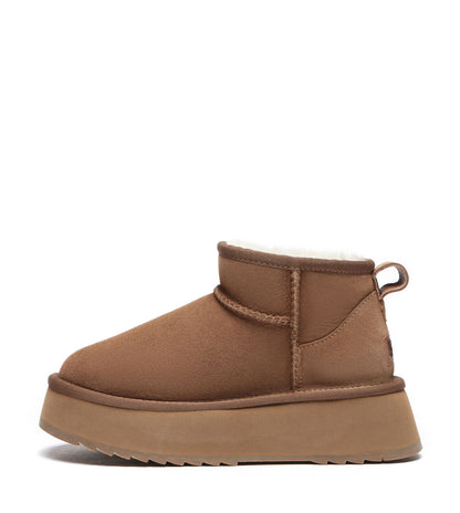 Australian Shepherd Ultra Mini Platform Unisex UGG Boots - AS3038-Boots-PEROZ Accessories