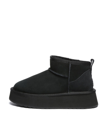 Australian Shepherd Ultra Mini Platform Unisex UGG Boots - AS3038-Boots-PEROZ Accessories