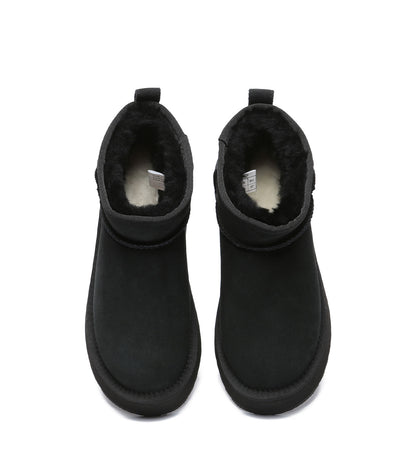 Australian Shepherd Ultra Mini Platform Unisex UGG Boots - AS3038-Boots-PEROZ Accessories