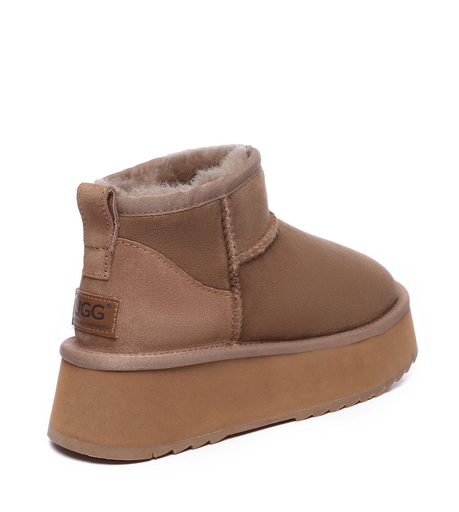 Australian Shepherd Ultra Mini Platform Unisex UGG Boots - AS3038-Boots-PEROZ Accessories