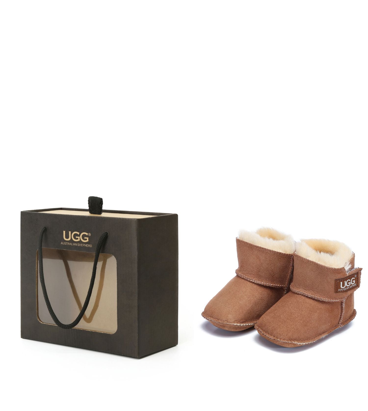 AUSTRALIAN SHEPHERD® Australian Sheepskin UGG Baby Bootie Gift Box Eliana-UGG Boots-PEROZ Accessories