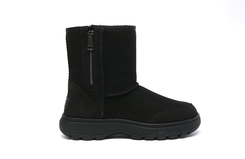 Australian Shepherd Short Zip Outdoor UGG Boots - AS3065 | PEROZ Accessories