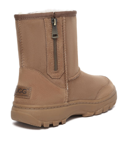 Australian Shepherd Short Zip Outdoor UGG Boots - AS3065-UGG Boots-PEROZ Accessories