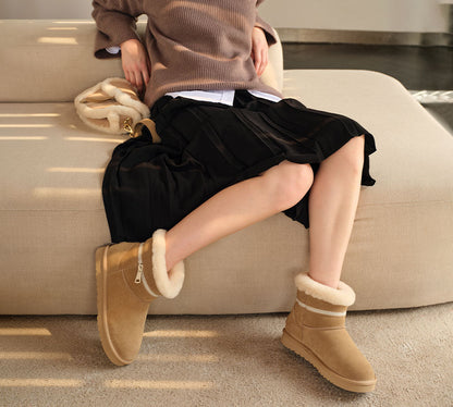 AUSTRALIAN SHEPHERD  UGG Boots Sheepskin Wool Shearling Ankle Lienn