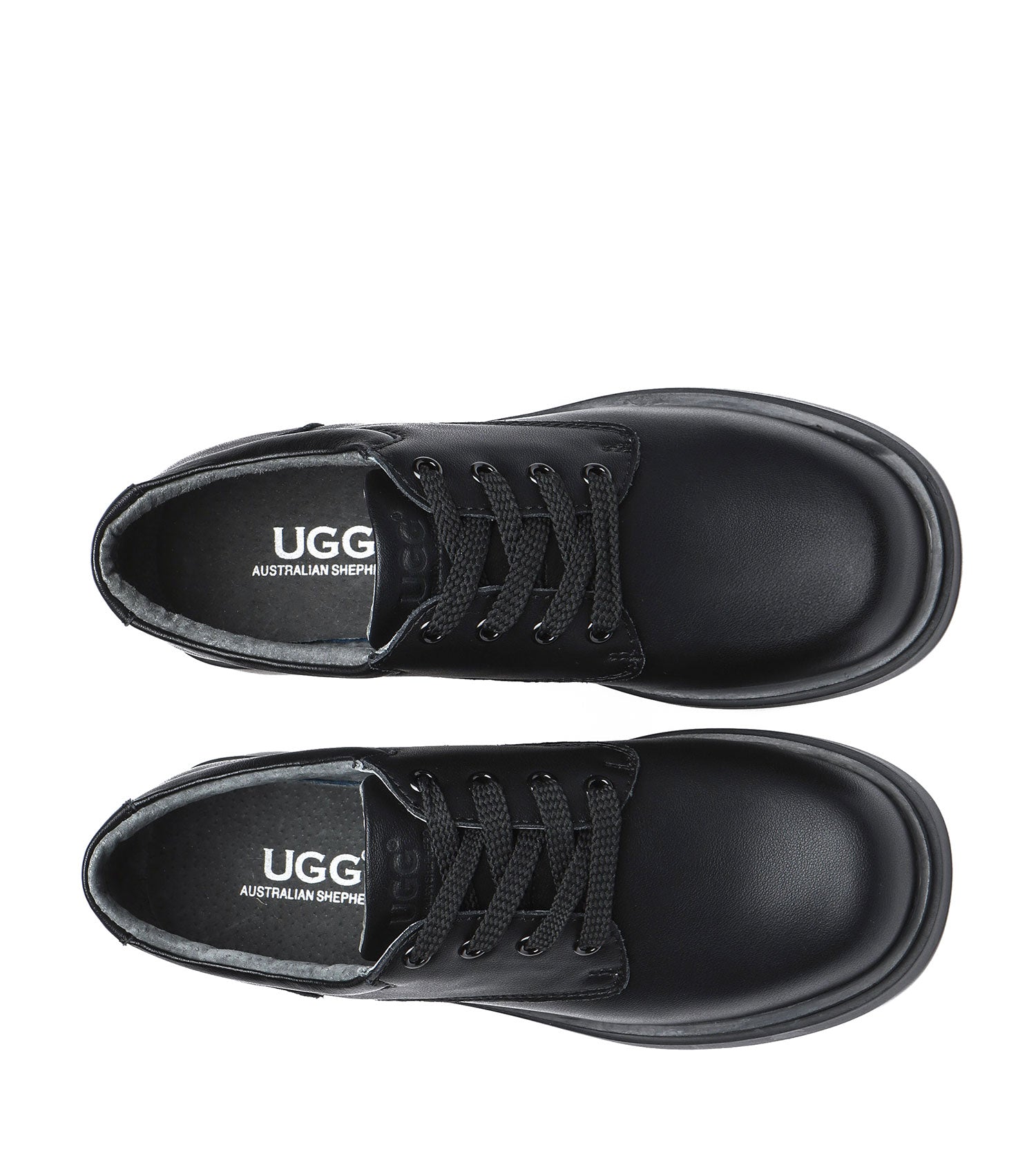 Australian Shepherd Senior Lace Up School Shoes - AS5019K-Loafers &amp; Moccasins-PEROZ Accessories
