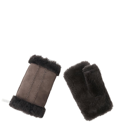 Australian Shepherd UGG Fingerless Sheepskin Mittens - ASA011-Accessories-PEROZ Accessories
