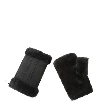 Australian Shepherd UGG Fingerless Sheepskin Mittens - ASA011-Accessories-PEROZ Accessories