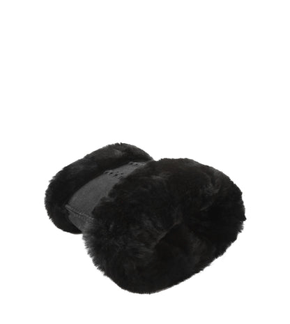Australian Shepherd UGG Fingerless Sheepskin Mittens - ASA011-Accessories-PEROZ Accessories