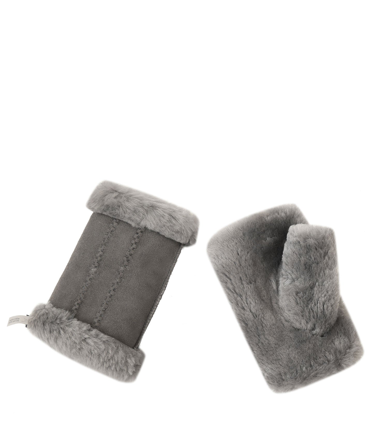 Australian Shepherd UGG Fingerless Sheepskin Mittens - ASA011-Accessories-PEROZ Accessories