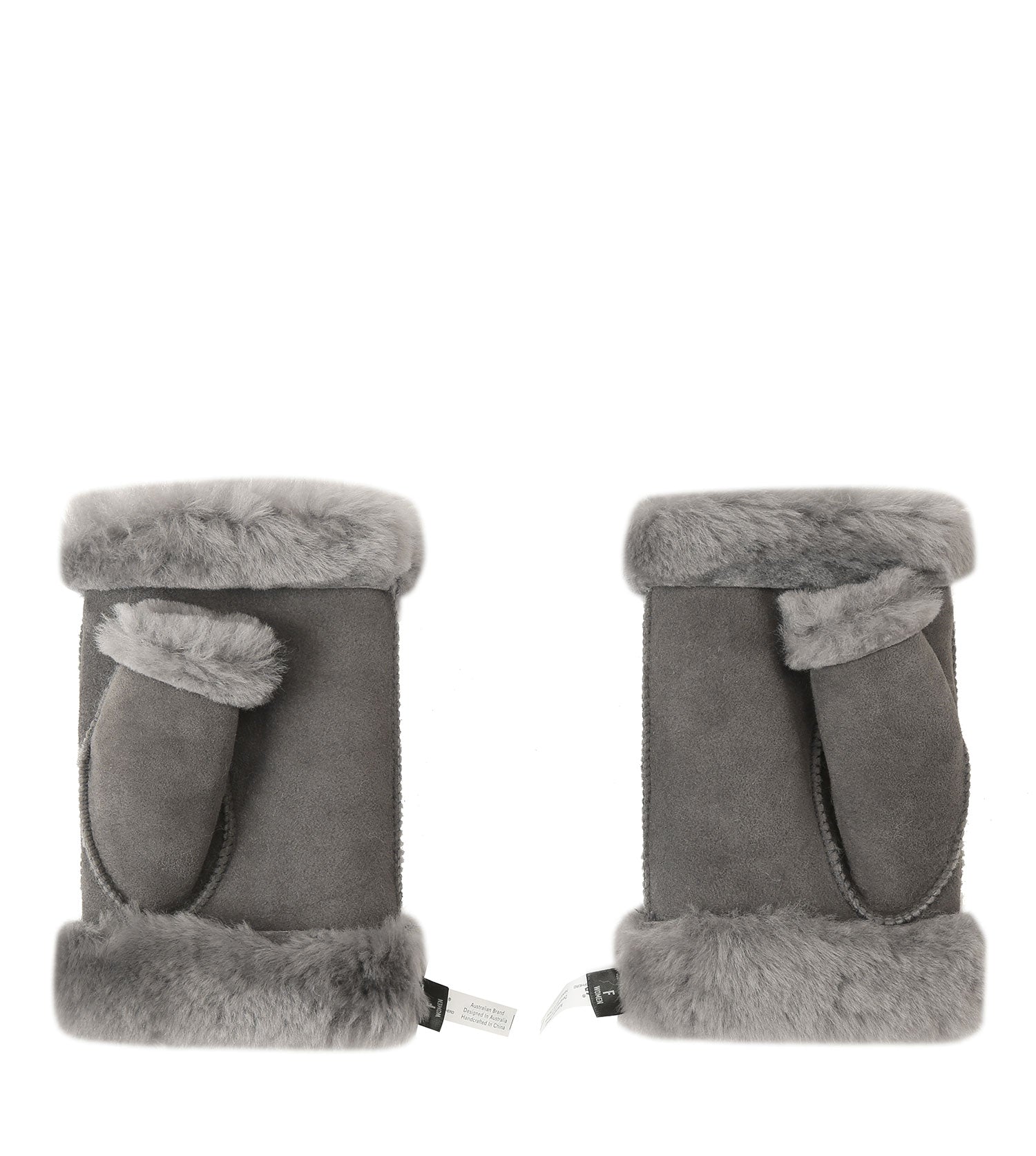 Australian Shepherd UGG Fingerless Sheepskin Mittens - ASA011-Accessories-PEROZ Accessories