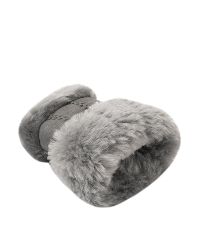 Australian Shepherd UGG Fingerless Sheepskin Mittens - ASA011-Accessories-PEROZ Accessories