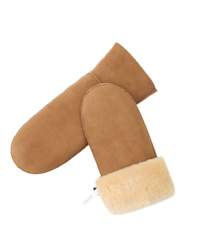 Australian Shepherd UGG Sheepskin Mens Mittens - ASA012M-Accessories-PEROZ Accessories