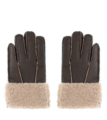 Australian Shepherd Leather Stitching Gloves - ASA014-Gloves-PEROZ Accessories