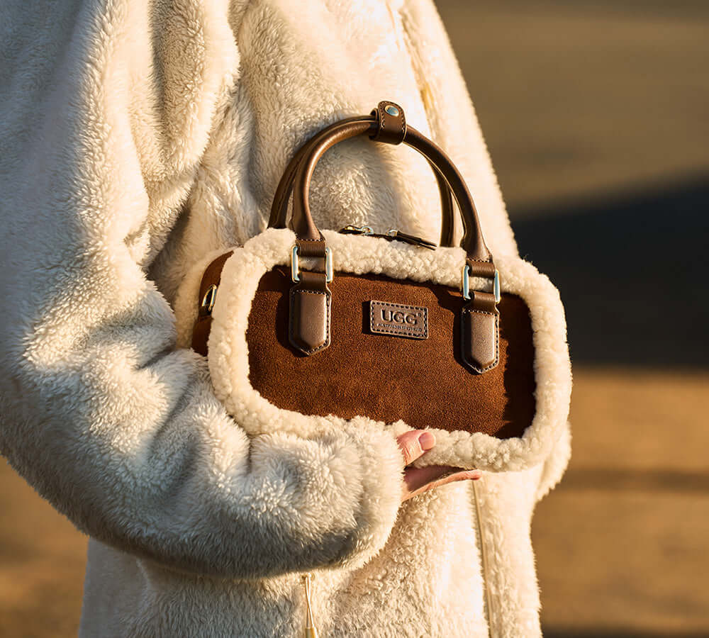 AUSTRALIAN SHEPHERD® Women Hand Carry Adjustable Strap Over Shoulder Zip Shayla Bag-PEROZ Accessories