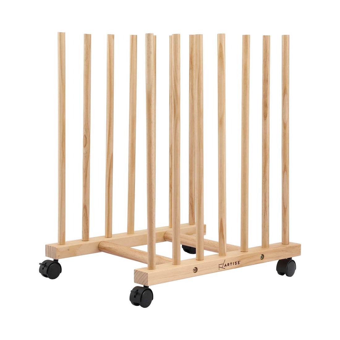 Artiss Wooden Art Drying &amp; Canvas Storage Rack with Caster Wheels for Studio,Galleries,Classroom-Home &amp; Garden > Hobbies > Arts &amp; Crafts-PEROZ Accessories