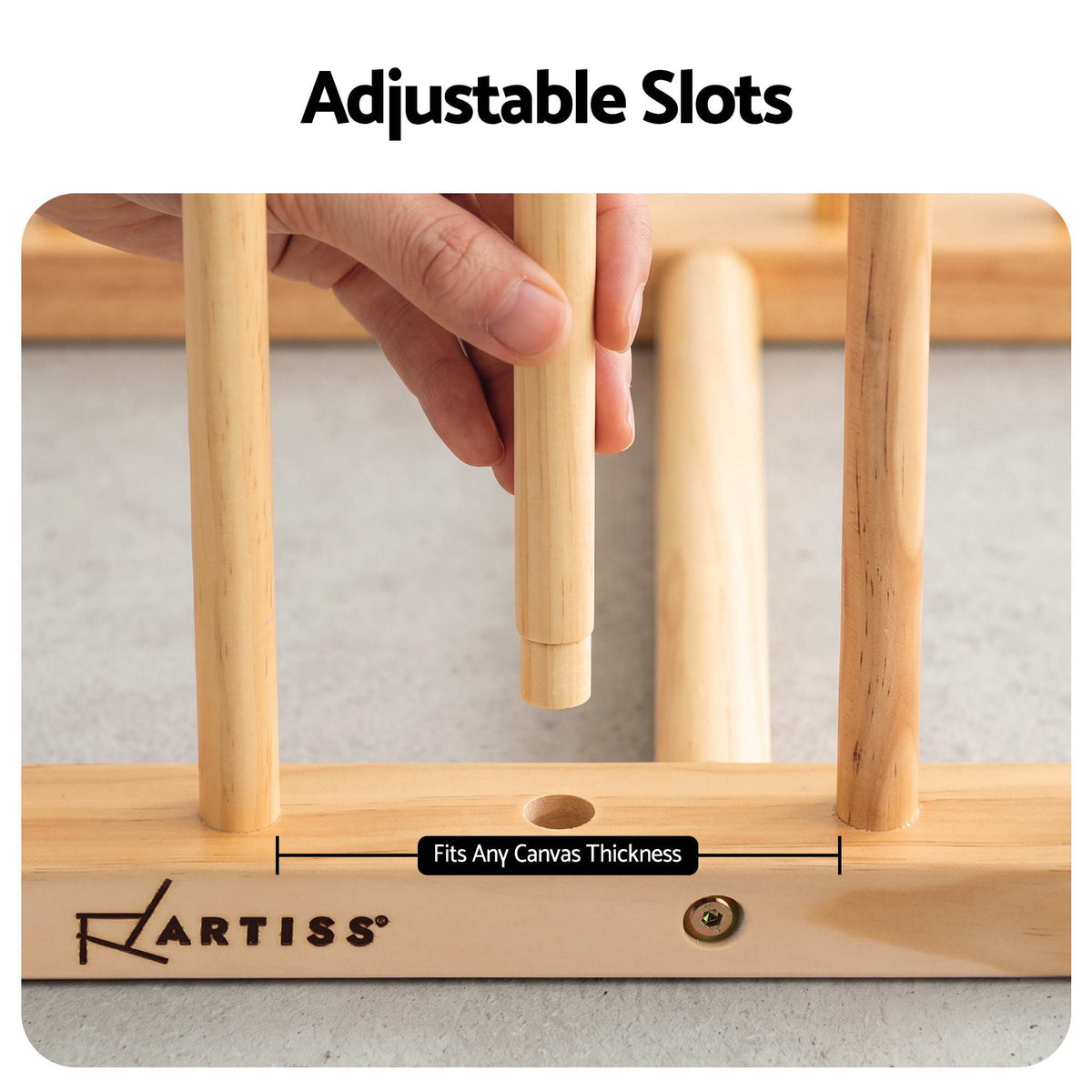 Artiss Wooden Art Drying &amp; Canvas Storage Rack with Caster Wheels for Studio,Galleries,Classroom
